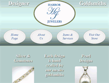 Tablet Screenshot of harborjewelers.com